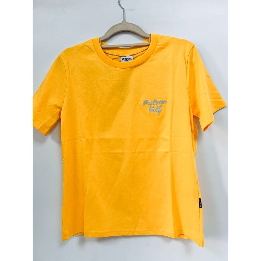 Malbon Golf Casual Wear Summer Cotton Short Sleeve T-shirt Unisex